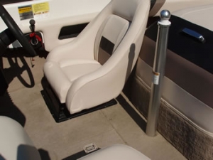 Helm seat reupholstery