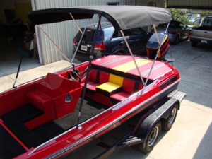 Custom boat top & interior