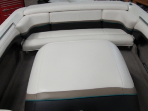 Ski boat interior