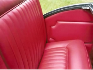 Custom leather seat