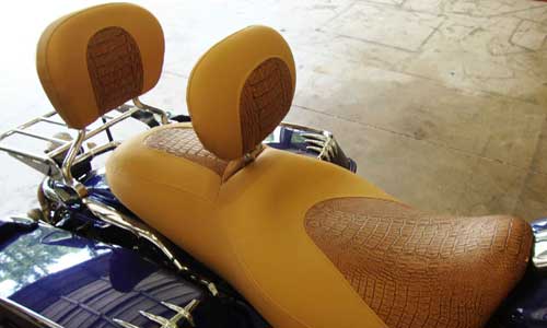 custom motorcycle seats at L&S Auto Trim