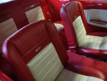2 tone auto seats upholstery