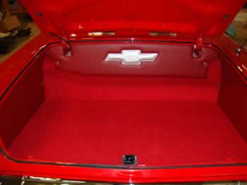 '63 Impala custom trunk liner