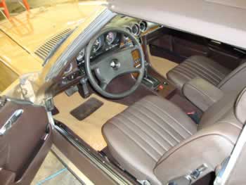 reupholstered Mercedes