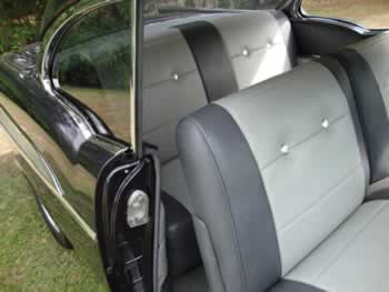 Custom car vinyl upholstery